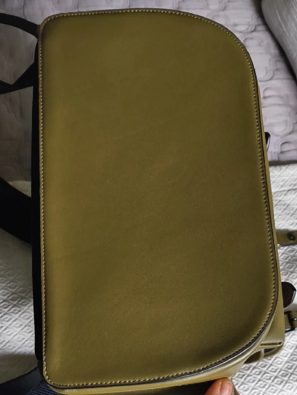 Coach Sprint Backpack smooth leather/Gunmetal/Green